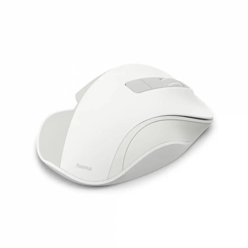 HAMA Безжична оптична мишка WM-500 Recharge, бяла, 6 бут.,800/1200/1600 dpi, безшумна