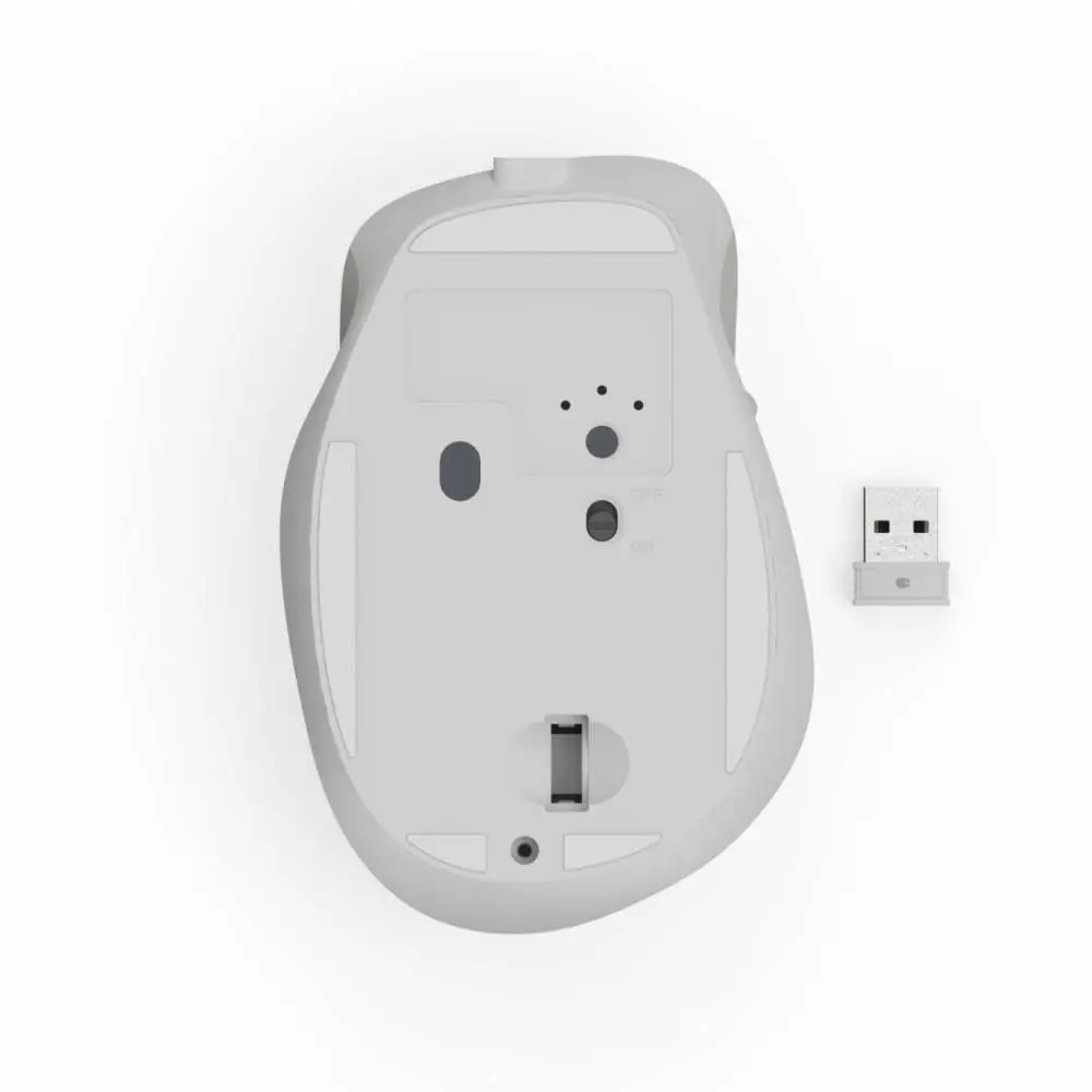HAMA Безжична оптична мишка WM-500 Recharge, бяла, 6 бут.,800/1200/1600 dpi, безшумна