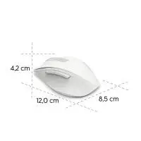 HAMA Безжична оптична мишка WM-500 Recharge, бяла, 6 бут.,800/1200/1600 dpi, безшумна