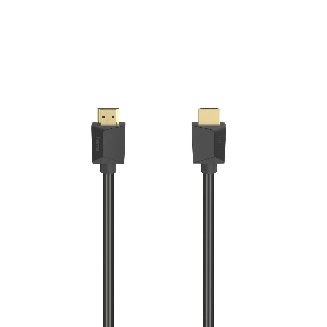 Câble HAMA High Speed, HDMI mâle - HDMI mâle, 8K, 48GB/s, Ethernet, 1 m, connecteurs plaqués