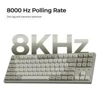 Геймърска Механична клавиатура Keychron C1 Pro 8K QMK - Super Banana Switch
