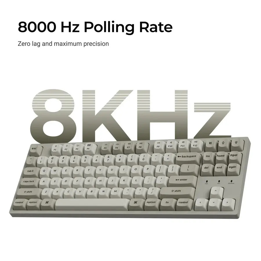 Геймърска Механична клавиатура Keychron C1 Pro 8K QMK - Super Banana Switch