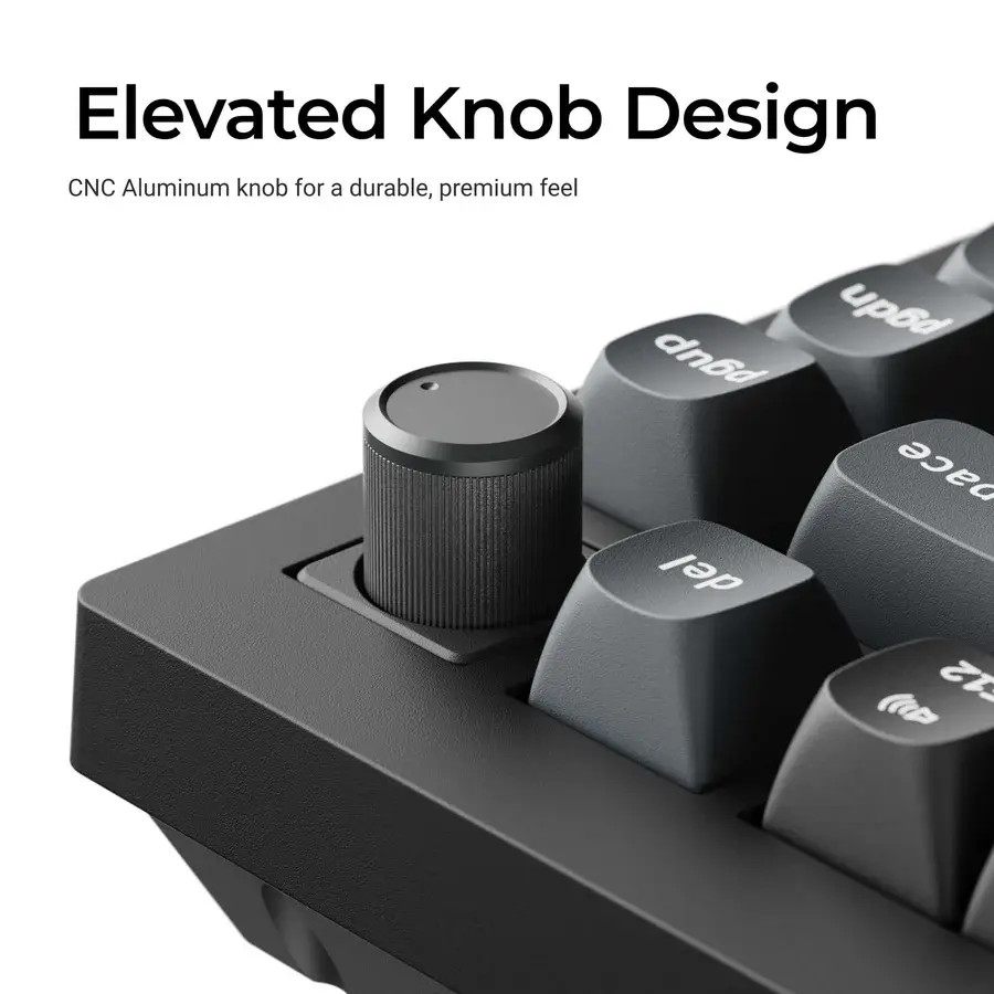 Безжична механичка клавиатура Keychron V1 Ultra 8K - Silk POM Switch Banana