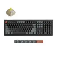 Безжична механичка клавиатура Keychron V6 Ultra 8K - Silk POM Switch Banana