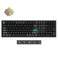 Безжична механичка клавиатура Keychron Q6 Ultra 8K Black - Silk POM Switch Banana