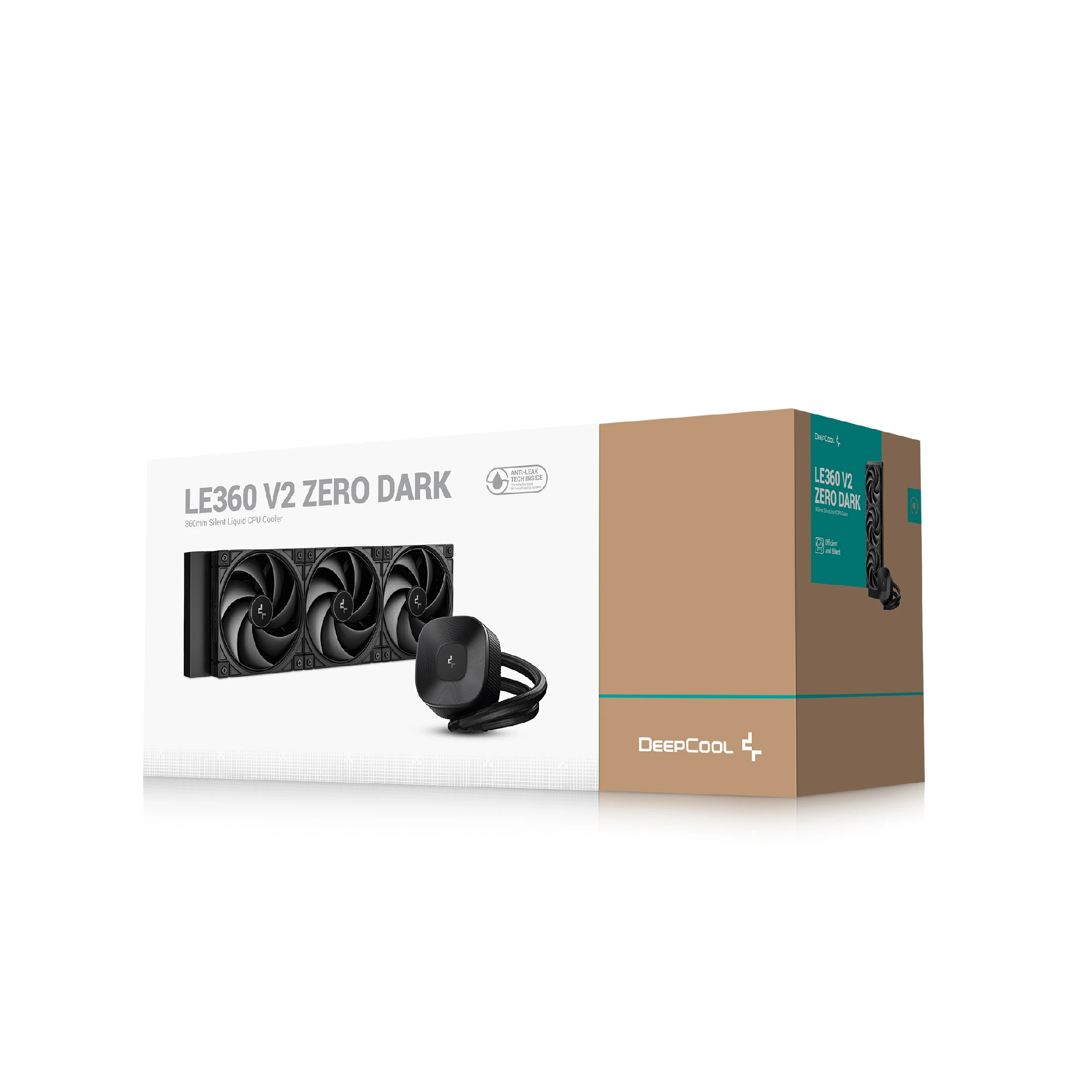 Водно охлаждане DeepCool LE360 V2 ZERO DARK Water Cooling