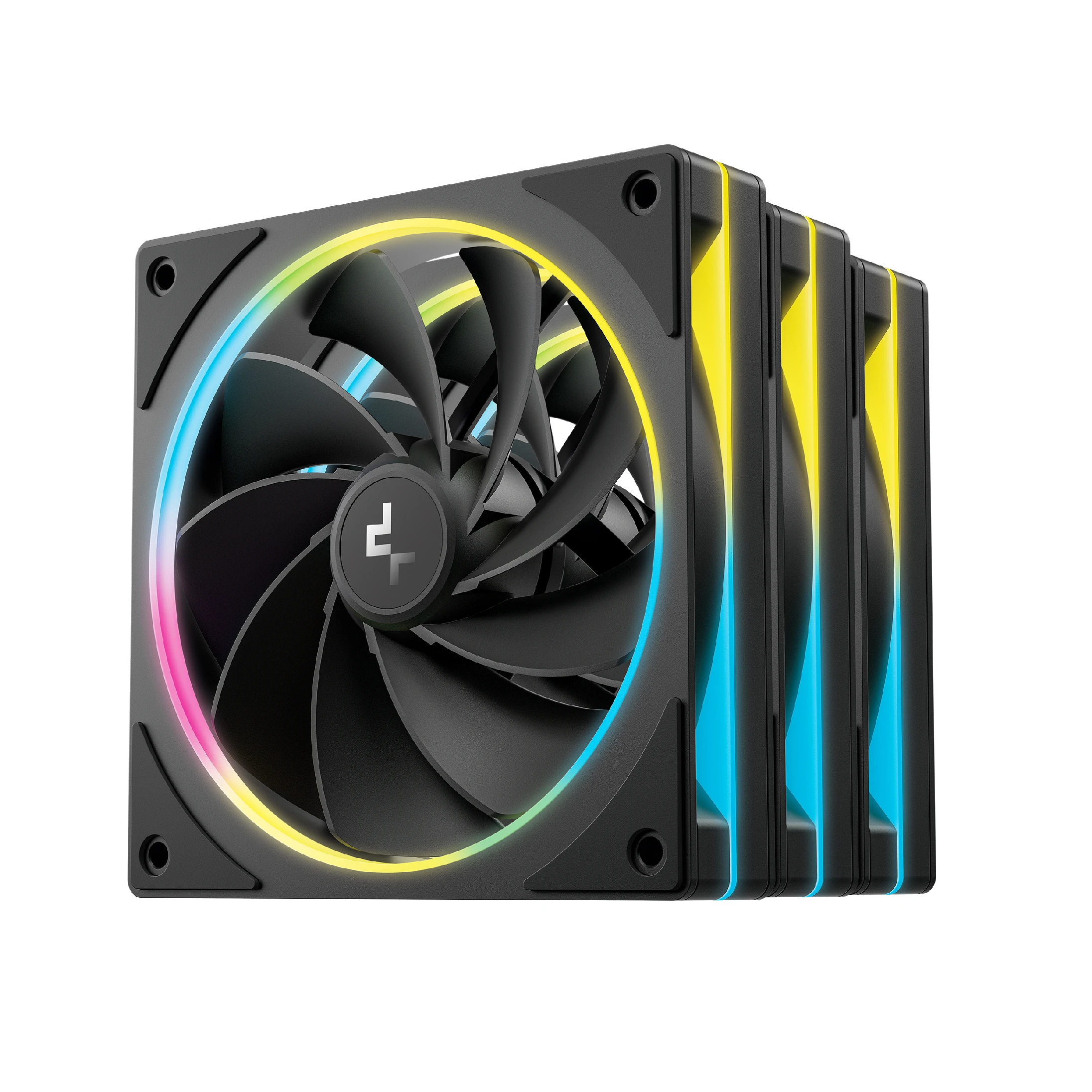 DeepCool Комплект вентилатори Fan Pack 3-in-1 3x120mm - FL12R SE Black, Reverse, Addressable RGB