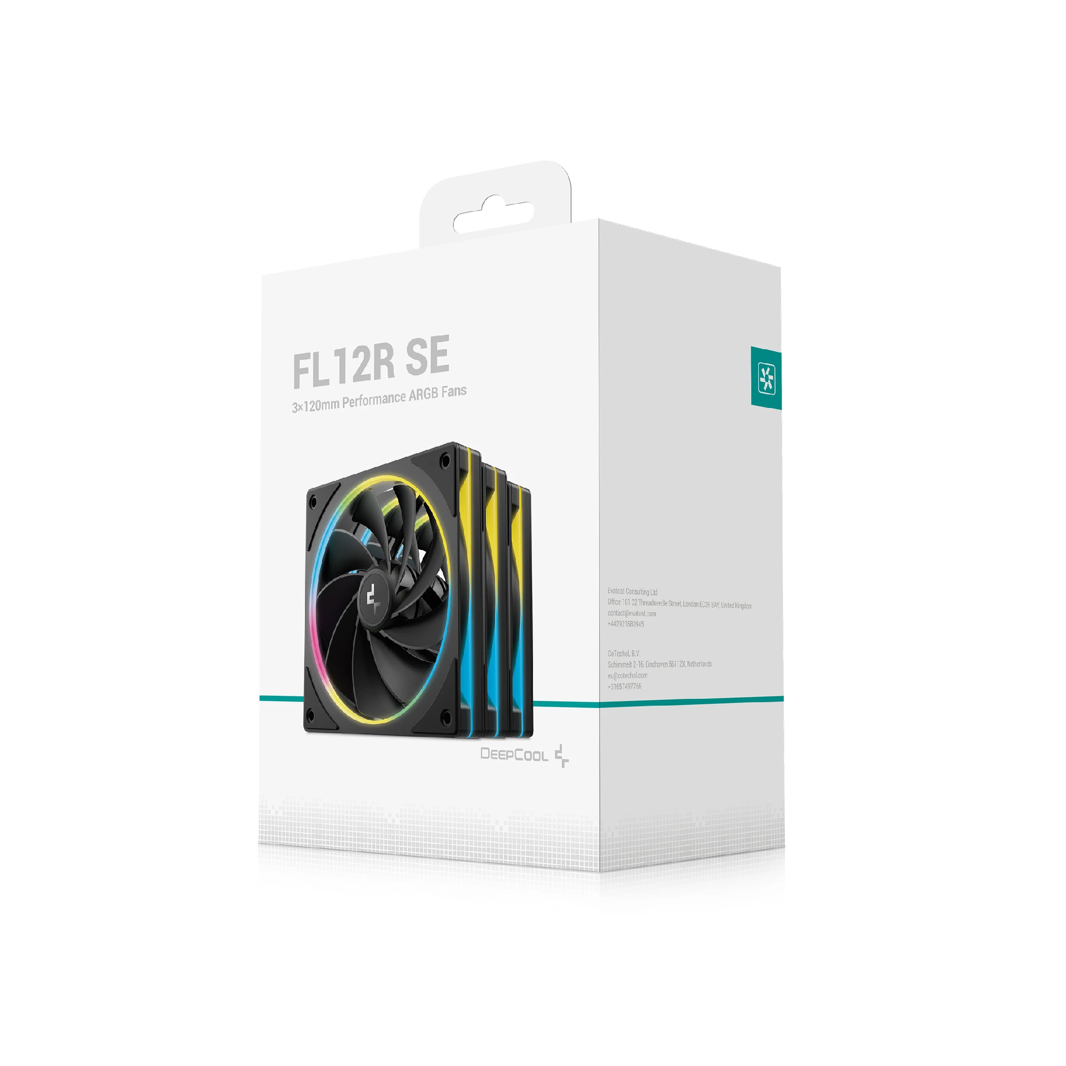 DeepCool Комплект вентилатори Fan Pack 3-in-1 3x120mm - FL12R SE Black, Reverse, Addressable RGB