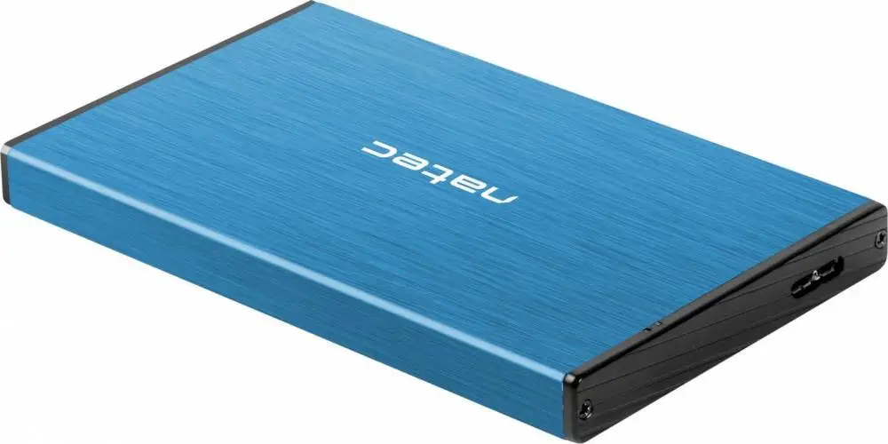 Чекмедже за твърд диск 2,5&rsquo;&rsquo;, Natec Rhino Go, USB 3.0, син