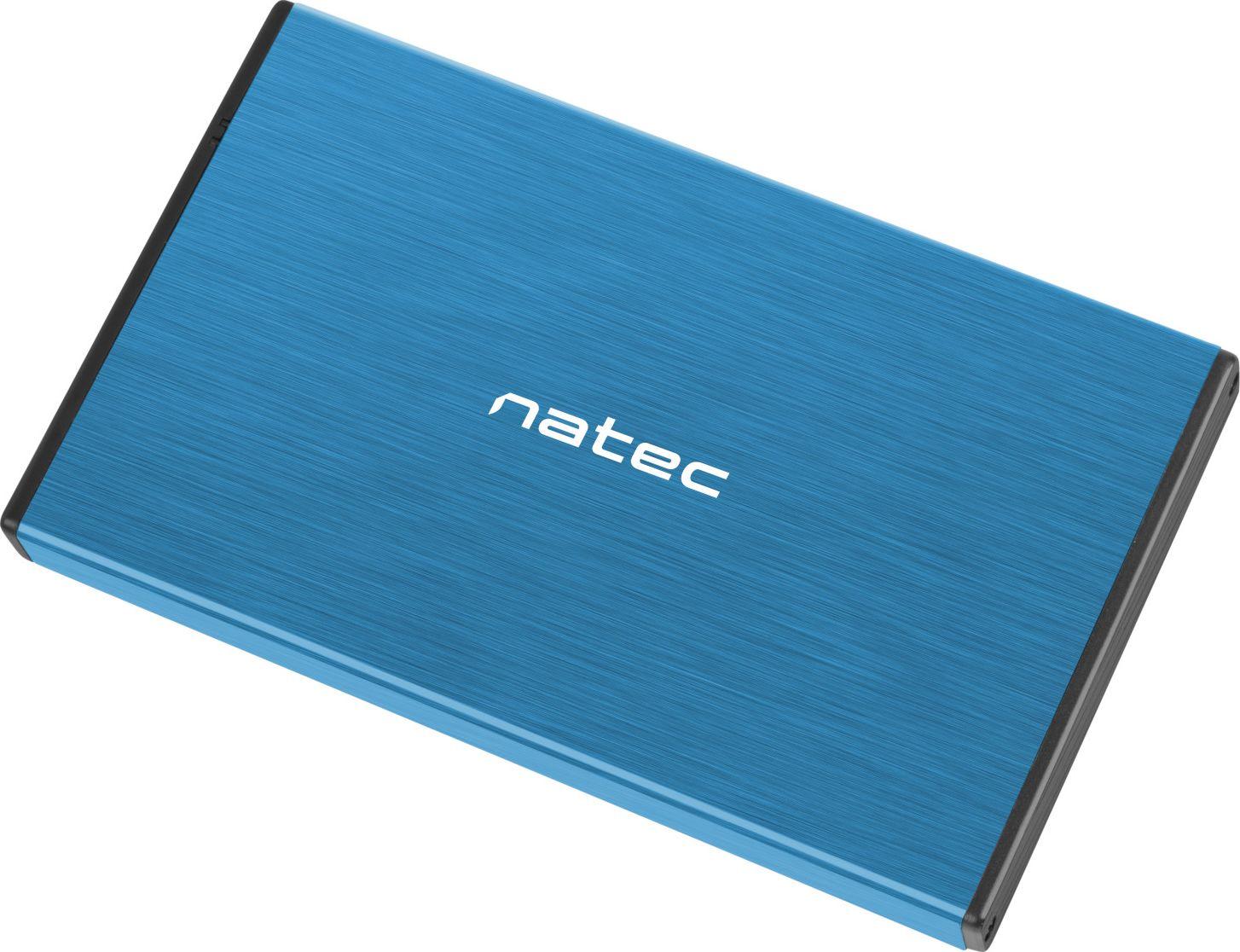 Чекмедже за твърд диск 2,5’’, Natec Rhino Go, USB 3.0, син