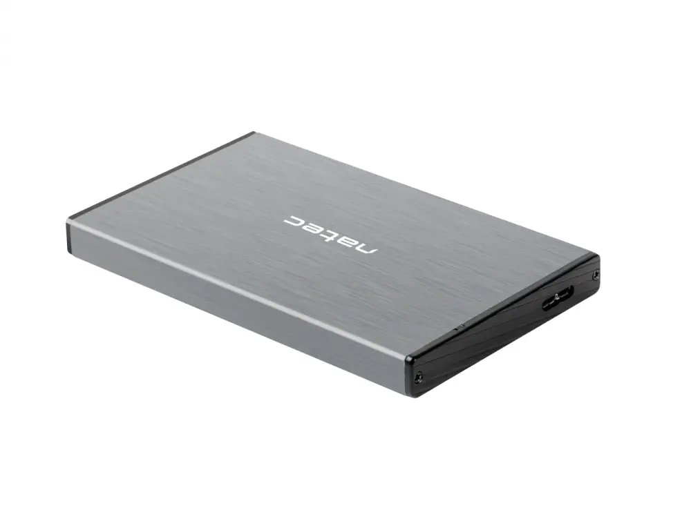 Чекмедже за твърд диск 2,5&rsquo;&rsquo;, Natec Rhino Go, USB 3.0, Сив