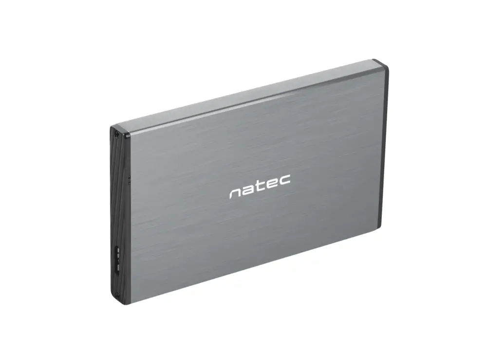 Чекмедже за твърд диск 2,5&rsquo;&rsquo;, Natec Rhino Go, USB 3.0, Сив