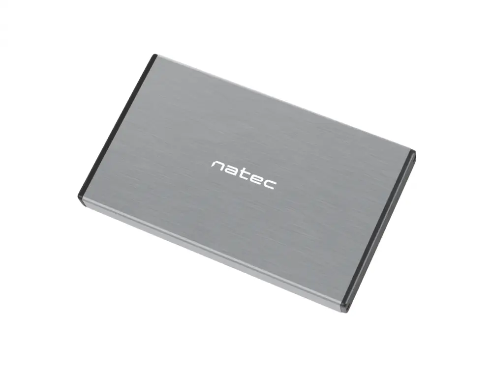 Чекмедже за твърд диск 2,5&rsquo;&rsquo;, Natec Rhino Go, USB 3.0, Сив