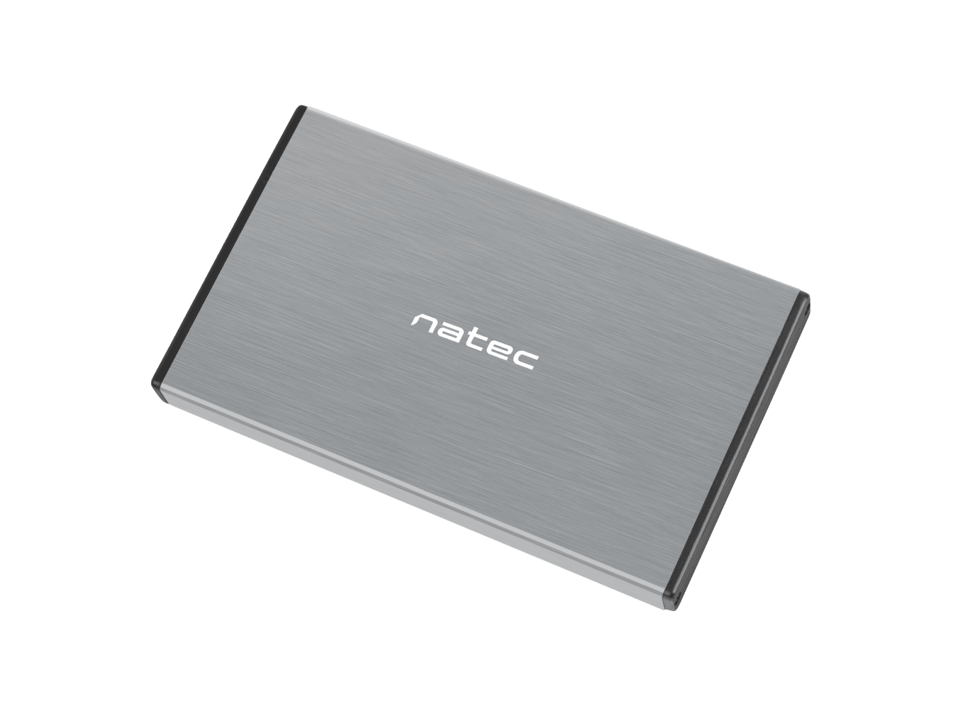 Чекмедже за твърд диск 2,5’’, Natec Rhino Go, USB 3.0, Сив