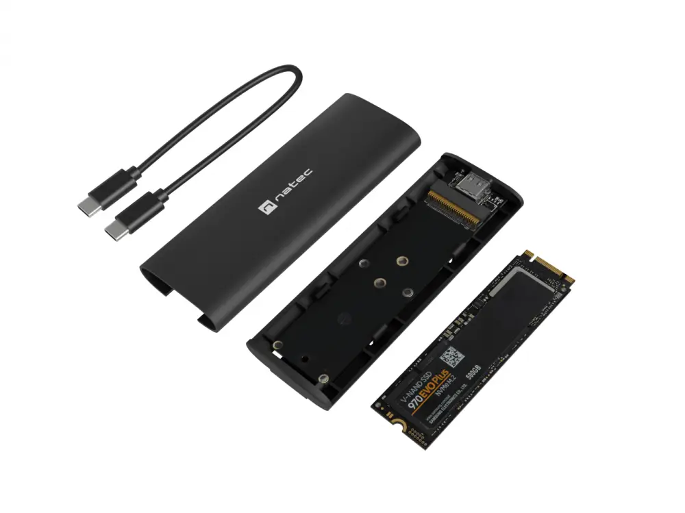Чекмедже за твърд диск M.2 NVME, Natec Rhino