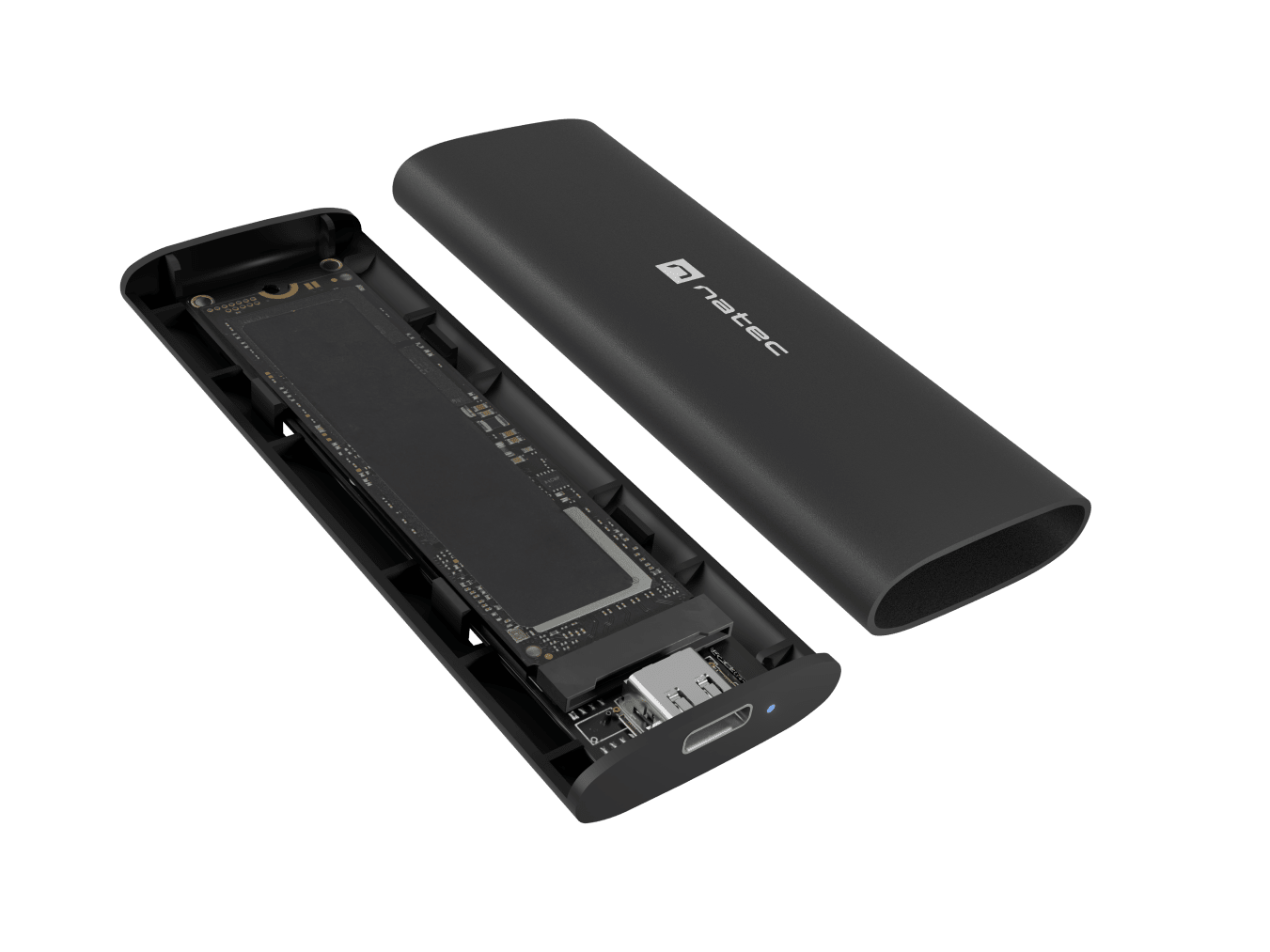 Чекмедже за твърд диск M.2 NVME, Natec Rhino