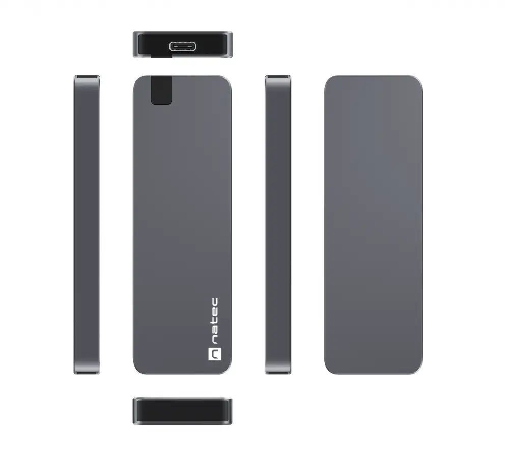 Чекмедже за твърд диск M.2 NVME, Natec Rhino, USB-C 3.1 Gen 2