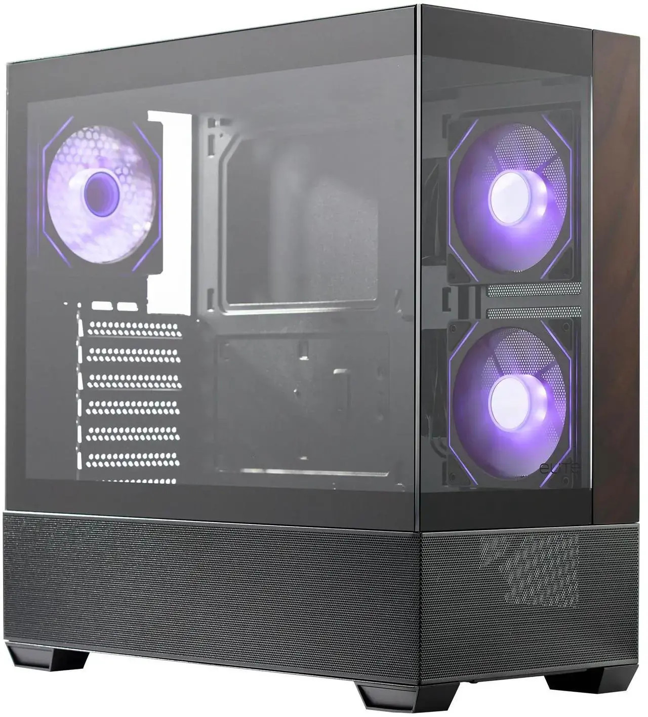 Кутия CoolerMaster Elite 690 Wood - Черна