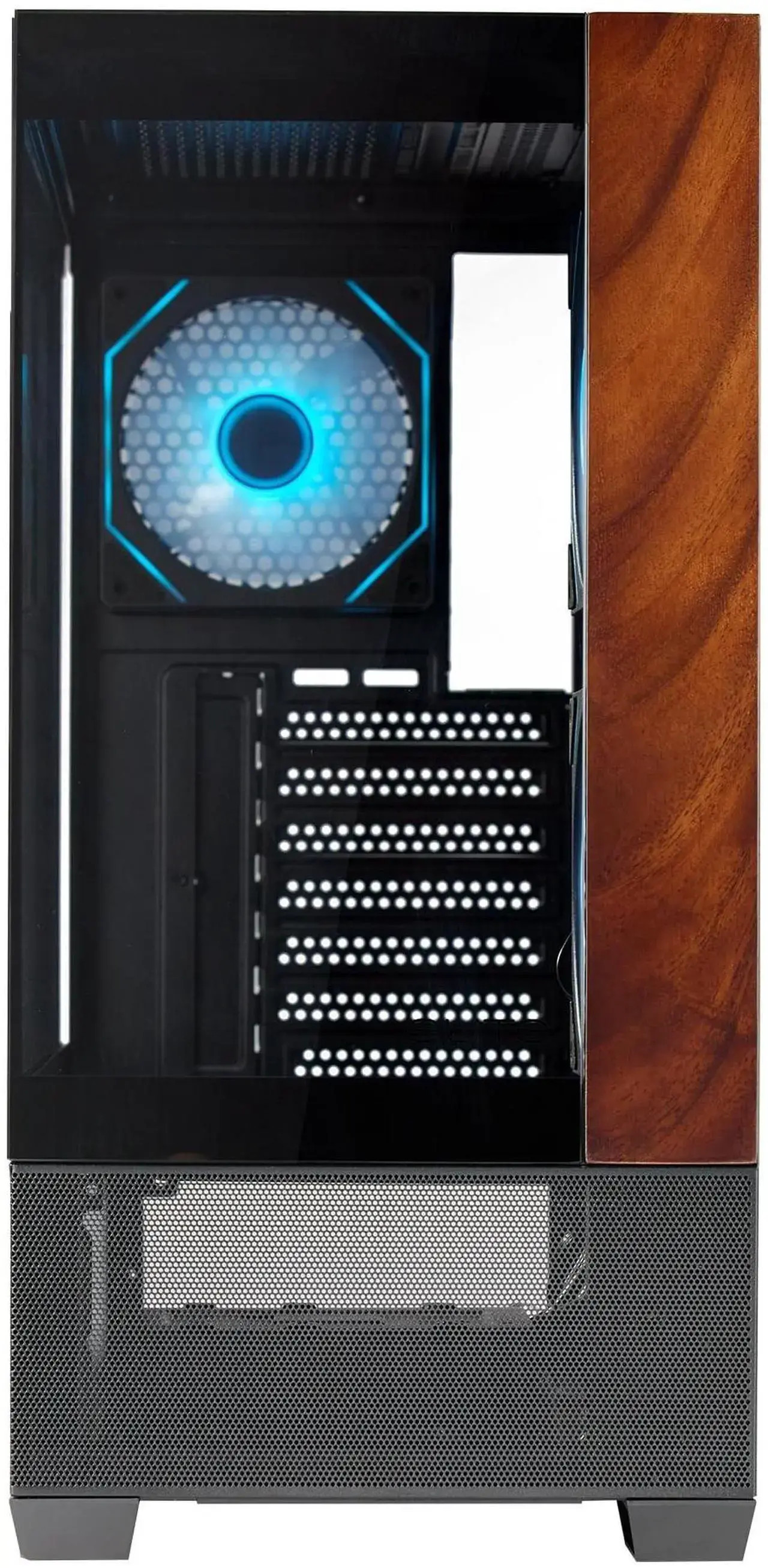 Кутия CoolerMaster Elite 690 Wood - Черна