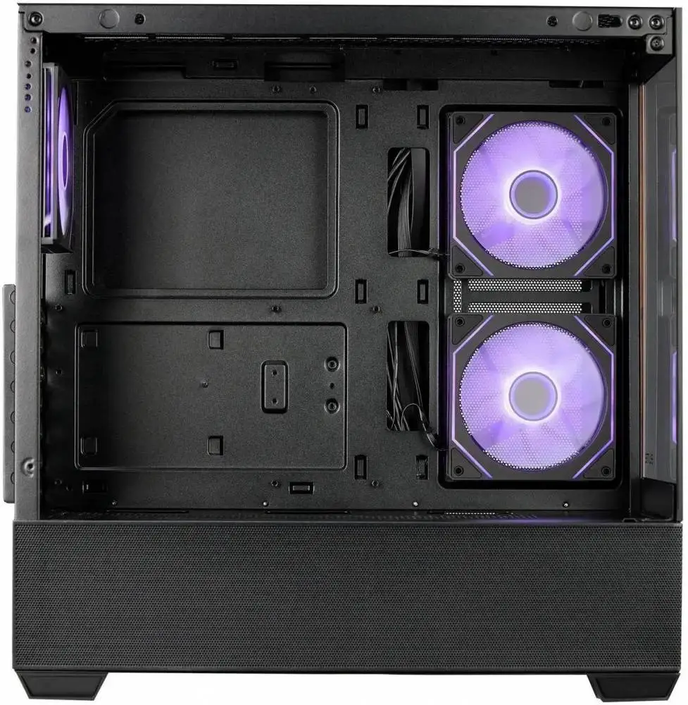 Кутия CoolerMaster Elite 690 Wood - Черна