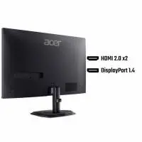 Монитор Acer Nitro KG240YW3bmiipx, 23.8", IPS, FHD 1920X1080, ZeroFrame, FreeSync Premium 240Hz, 1ms/0.5ms GTG, 99% sRGB, 2xHDMI, DP, Audio out, Black - UM.QX0EE.329