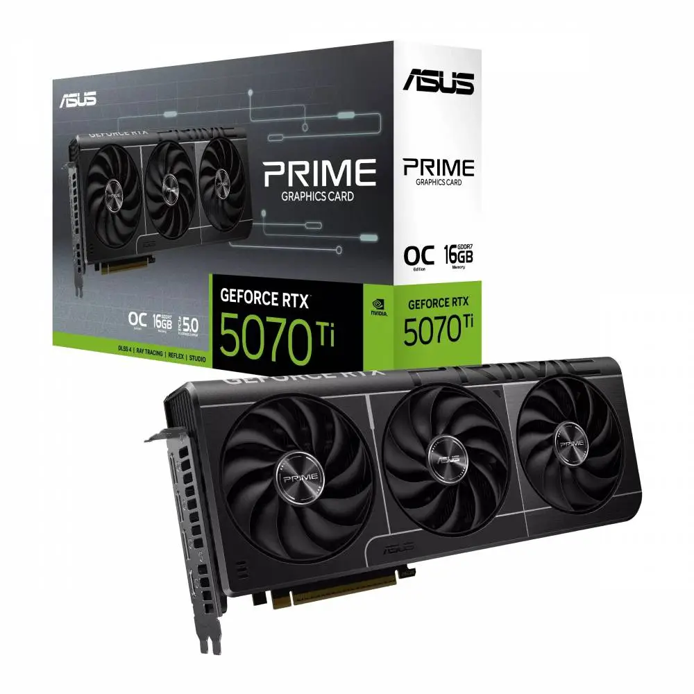 Видео карта ASUS PRIME RTX 5070 TI OC Edition 16GB GDDR7