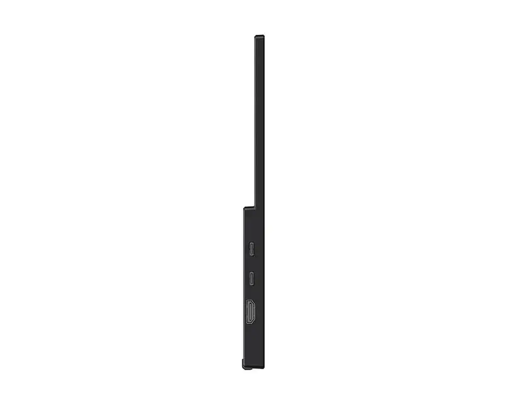 Монитор MSI PRO MP165 E6 Portable Monitor, 15.6", 4ms, 60Hz IPS, 1920x1080, EyesErgo, Anti-flicker, Less Blue Light, 250nits AG, 16.7M, 1000:1, 2xType-C(15W), HDMI(2.0b), 2x1W, Tilt, VESA 75, Black, 0.78kg