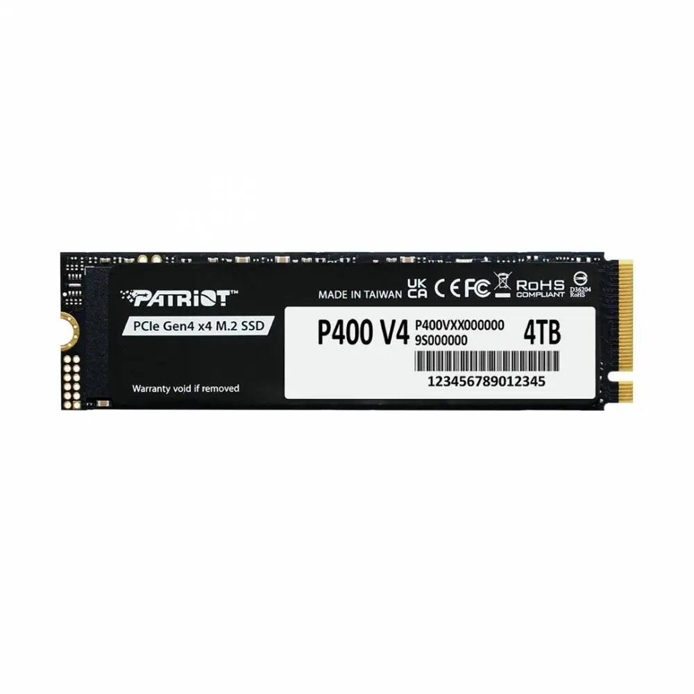 SSD Disk Patriot P400 V4 4TB PCIe 4.0 M.2 2280 NVMe - P400VP4TBM28H