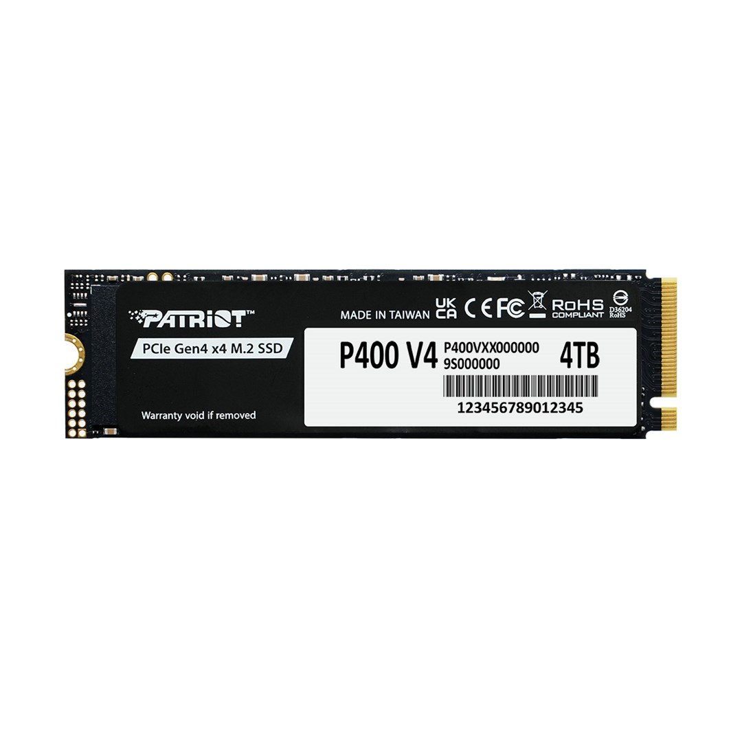 SSD Disk Patriot P400 V4 4TB PCIe 4.0 M.2 2280 NVMe - P400VP4TBM28H