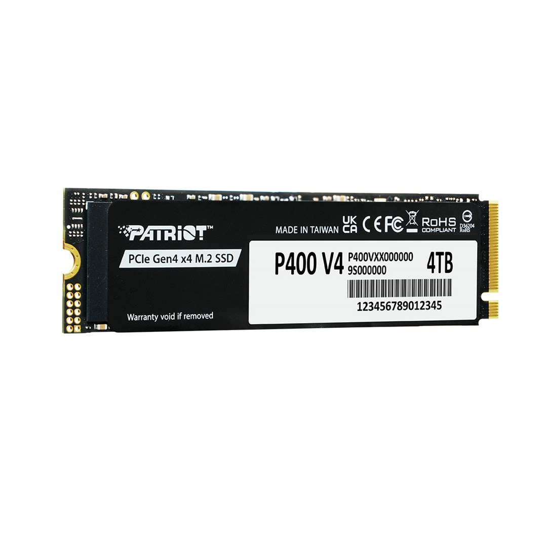 SSD Disk Patriot P400 V4 4TB PCIe 4.0 M.2 2280 NVMe - P400VP4TBM28H