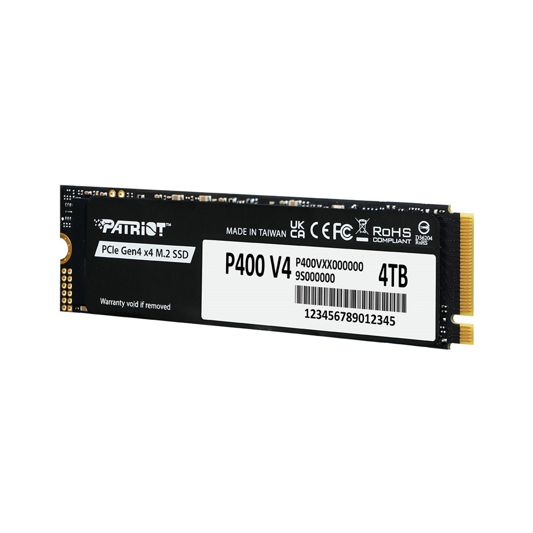 SSD Disk Patriot P400 V4 4TB PCIe 4.0 M.2 2280 NVMe - P400VP4TBM28H
