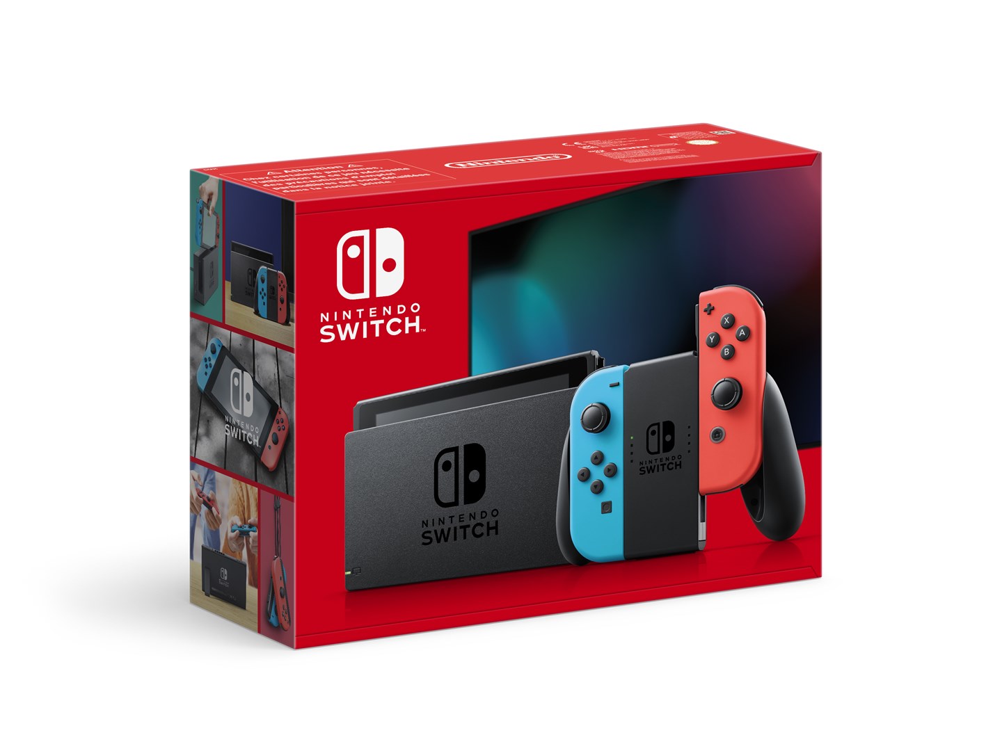 Портативна конзола Nintendo Switch Portable Game Console, 6.2" Touchscreen, 32GB, Wi-Fi, Blue, Grey, Red