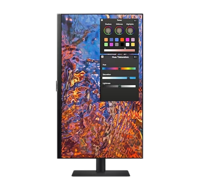Монитор Samsung 27B800, 27" IPS LED,4K UHD 3840x2160, 60 Hz, 5 ms GTG, USB-C 90W, 3xUSB 3.0, Display Port 1.4, 2xHDMI 2.2, Black - LS27B800PXPXEN