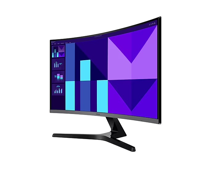 Монитор Samsung 27D392 27" Curved VA, FHD 1920x1080, 100Hz, 4ms, D-Sub, HDMI, Black - LS27D392GAUXEN