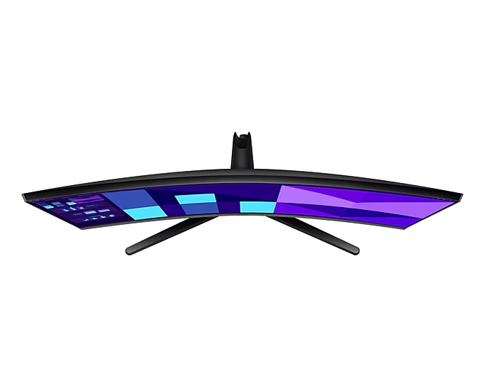 Монитор Samsung 27D392 27" Curved VA, FHD 1920x1080, 100Hz, 4ms, D-Sub, HDMI, Black - LS27D392GAUXEN