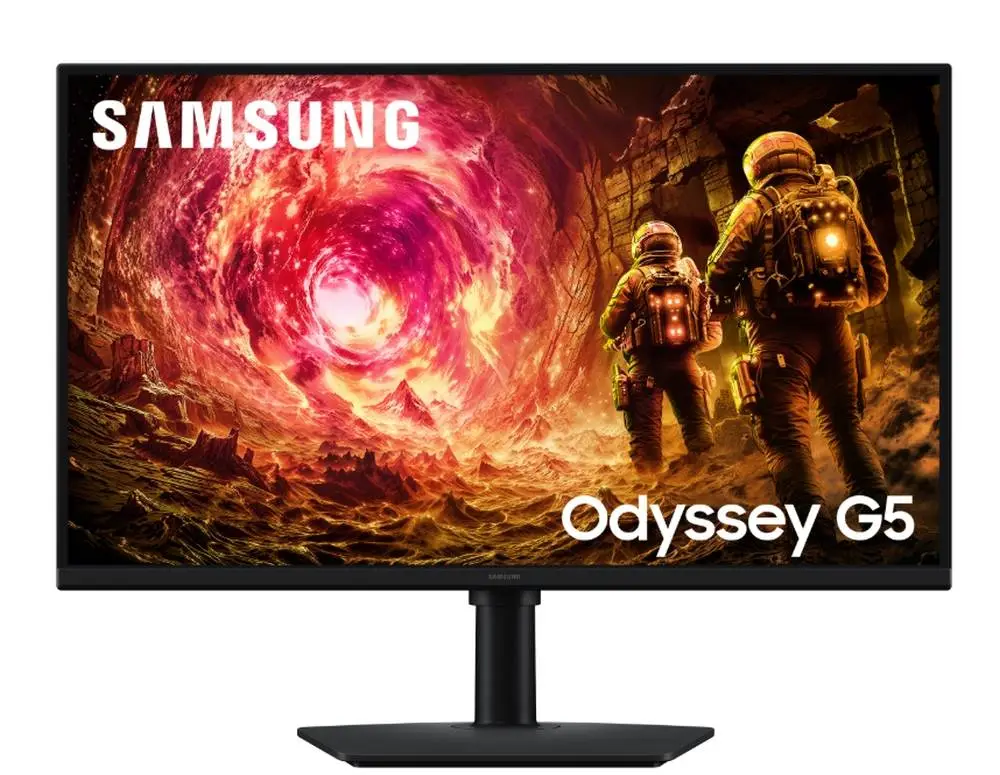 Монитор Samsung 27FG502 27" Odyssey G5 QHD IPS, WQHD 2560x1440, 180Hz, 1ms, AMD FreeSync, G-Sync Compatible, DP, HDMI, Black - LS27FG502EUXEN