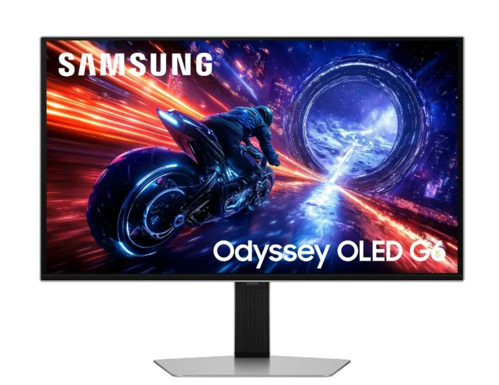 Монитор Samsung 27FG602 27" Odyssey G6 OLED, WQHD 2560x1440, 500Hz, 0.03ms, AMD FreeSync Premium Pro, G-Sync Compatible, DP, HDMI, Silver - LS27FG602SUXEN