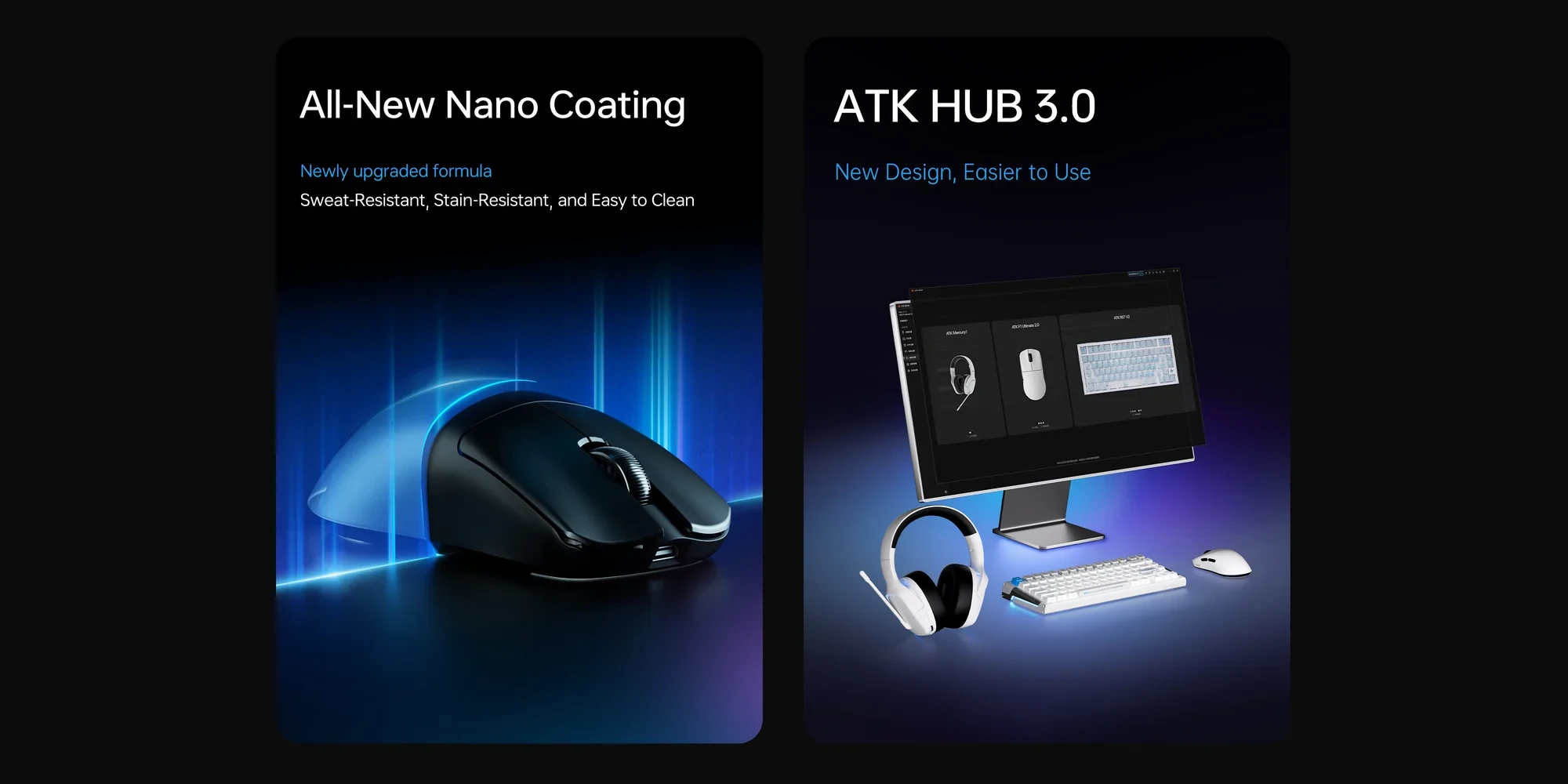 ATK професионална геймърска мишка Wireless Gaming Mouse F1 Ultimate 2.0 - 8K, White