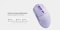 VXE професионална геймърска мишка Wireless Gaming Mouse Dragonfly V3 PRO - Huano Blue Glow V2, White