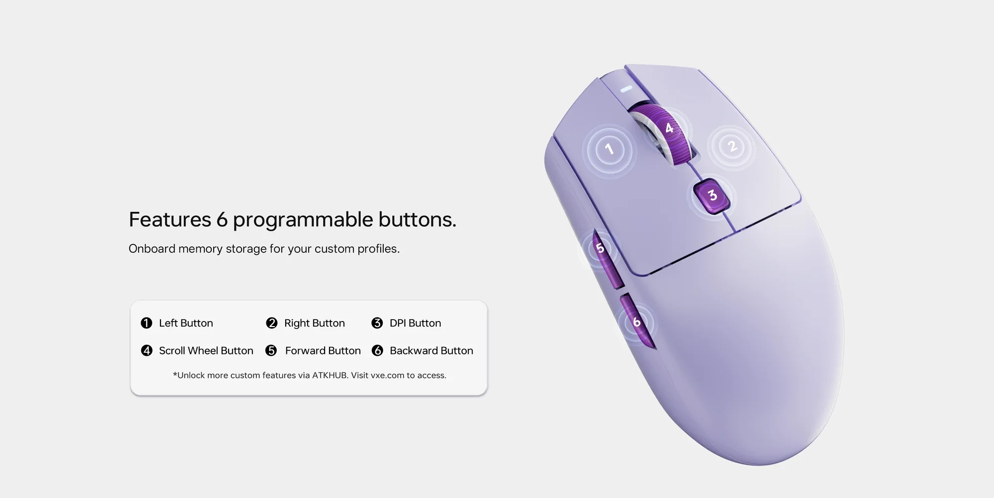 VXE професионална геймърска мишка Wireless Gaming Mouse Dragonfly V3 PRO - Huano Blue Glow V2, White