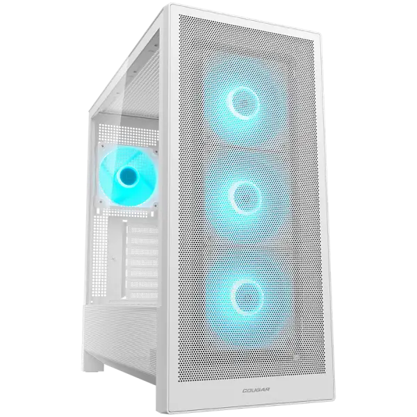 Кутия Cougar MX230 RGB Mid-Tower Case White - CGR-2PC8W-RG