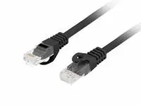 Кабел Lanberg patchcord CAT.6 utp lszh cu 5m black fluke passed