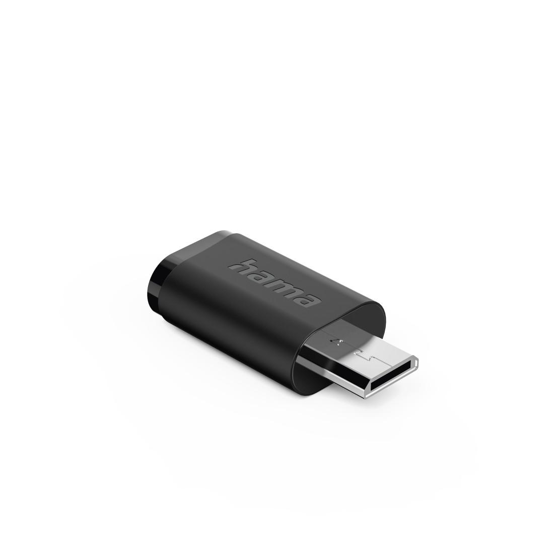 HAMA Адаптер 90°C USB-C - Micro-USB, 3 бр. в комплект