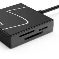 HAMA Четец за карти USB, USB-A, с USB-C адаптер, USB 3.2 Gen1, SD/micro-SD/CF/MS