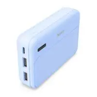 HAMA Външна батерия "Pocket 10", 10000 mAh, Изходи: 2x USB-A, син