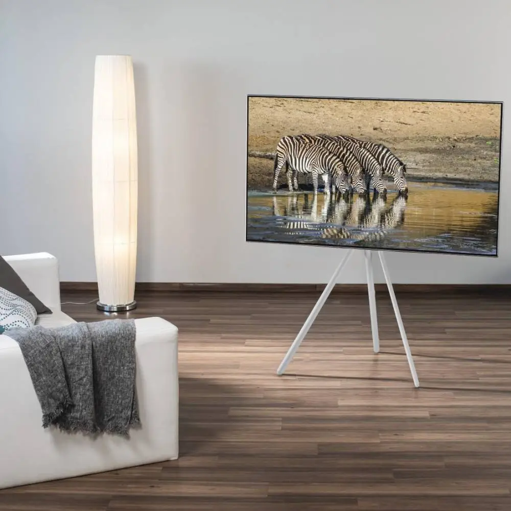 Стойка за TV Easel Design , до 191см / 75"/, до 40кг, бял