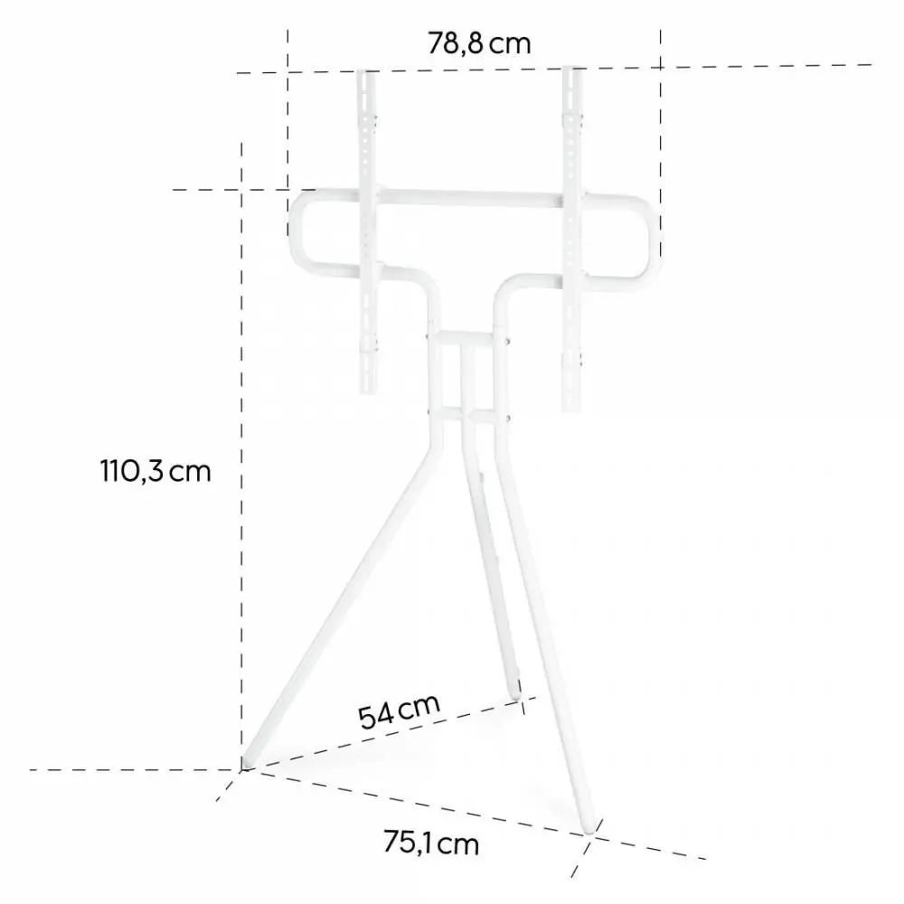 Стойка за TV Easel Design , до 191см / 75"/, до 40кг, бял