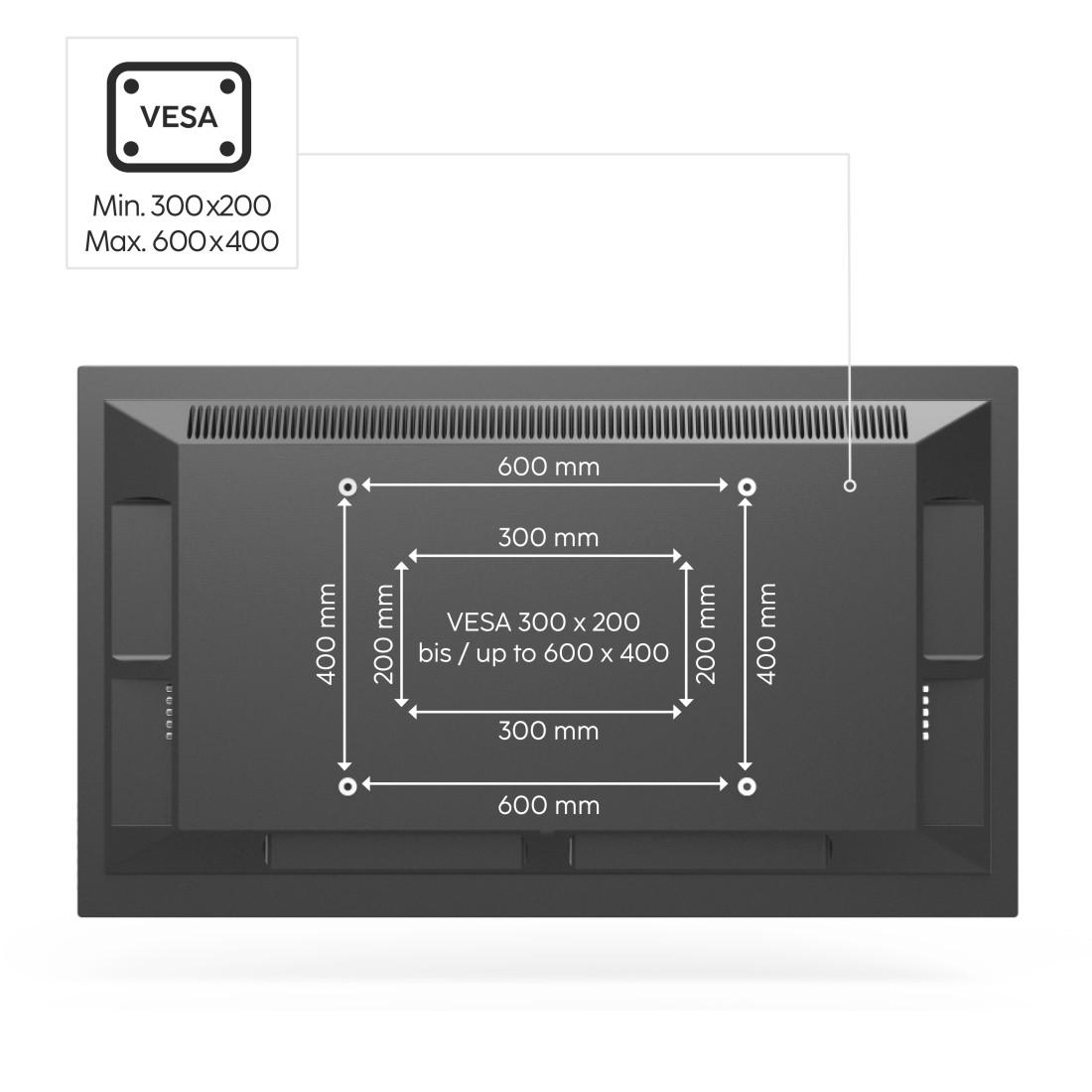 Стойка за TV Easel Design , до 191см / 75"/, до 40кг, бял