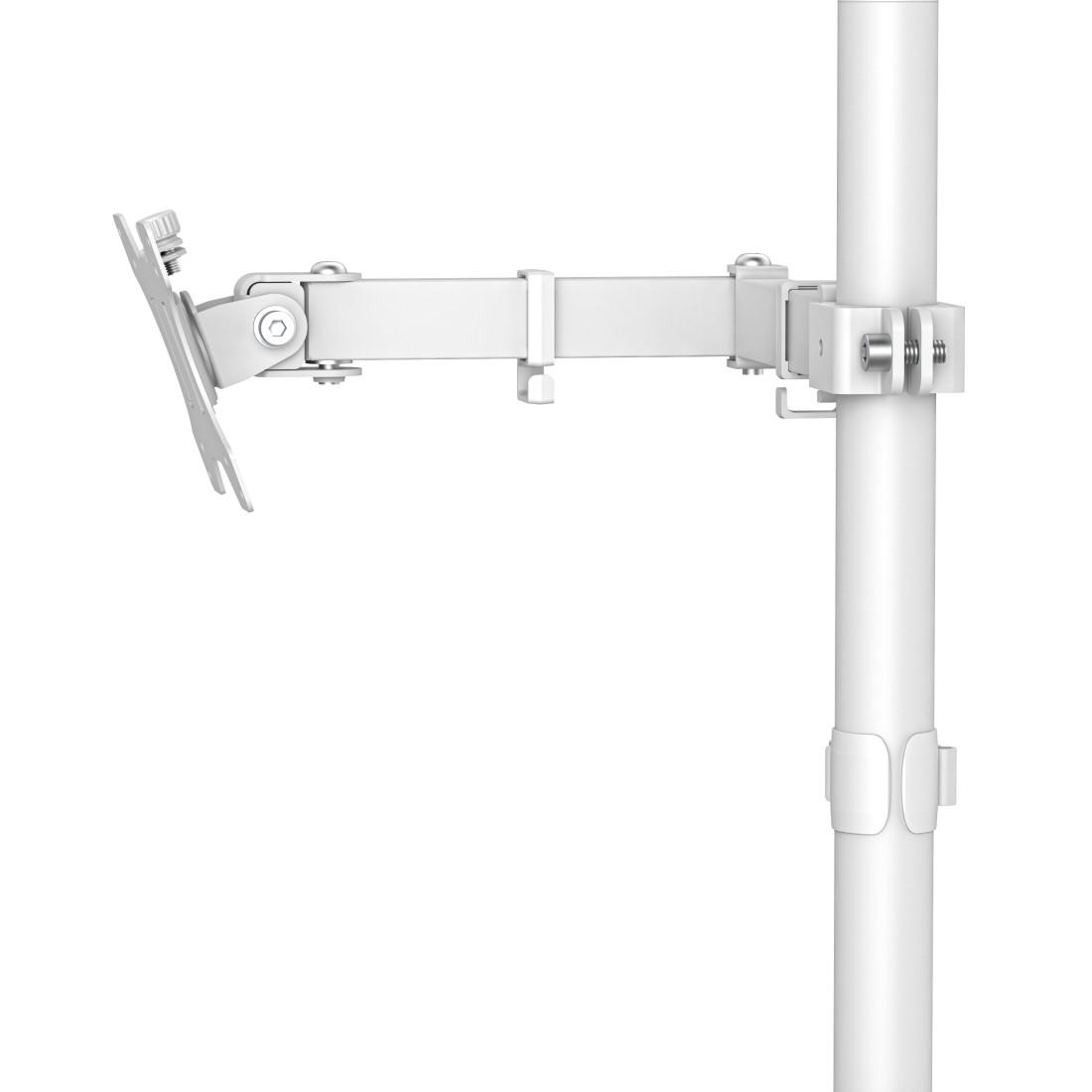 HAMA Стойка за монитор за бюро ( 13" - 35"), регулируема, 2 рамена,12кг, бял
