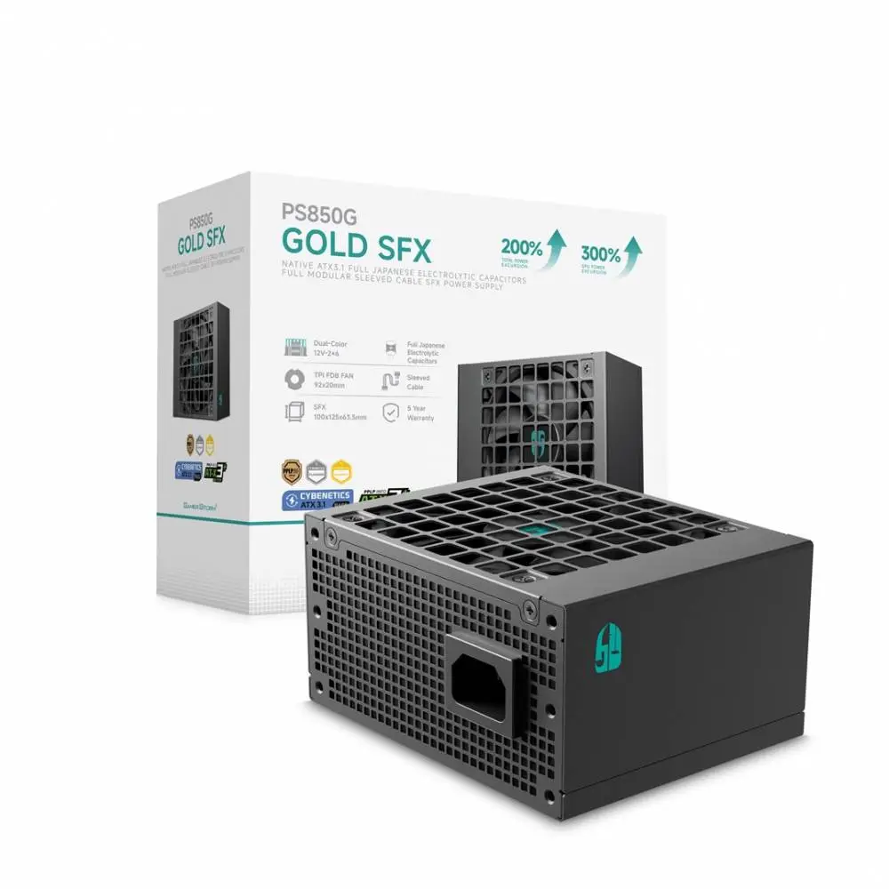 Захранване DeepCool PS850G (850W) SFX Black PSU - R-PS850G-FE0B-JGEU